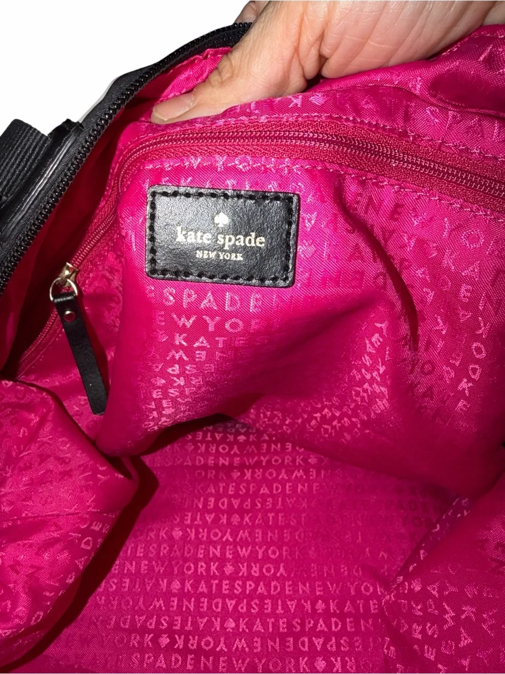 Kate Spade Striped Duffle Bag